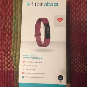 Magenta Fitbit Alta HR